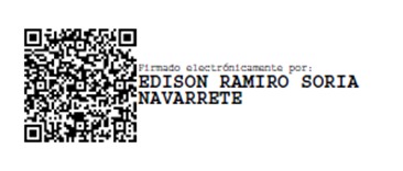 Firma digital de Edison Ramiro Soria Navarrete